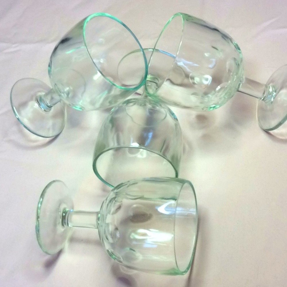 FINAL SALE PRICE Set of 4 Multi Use Stemmed Glasses